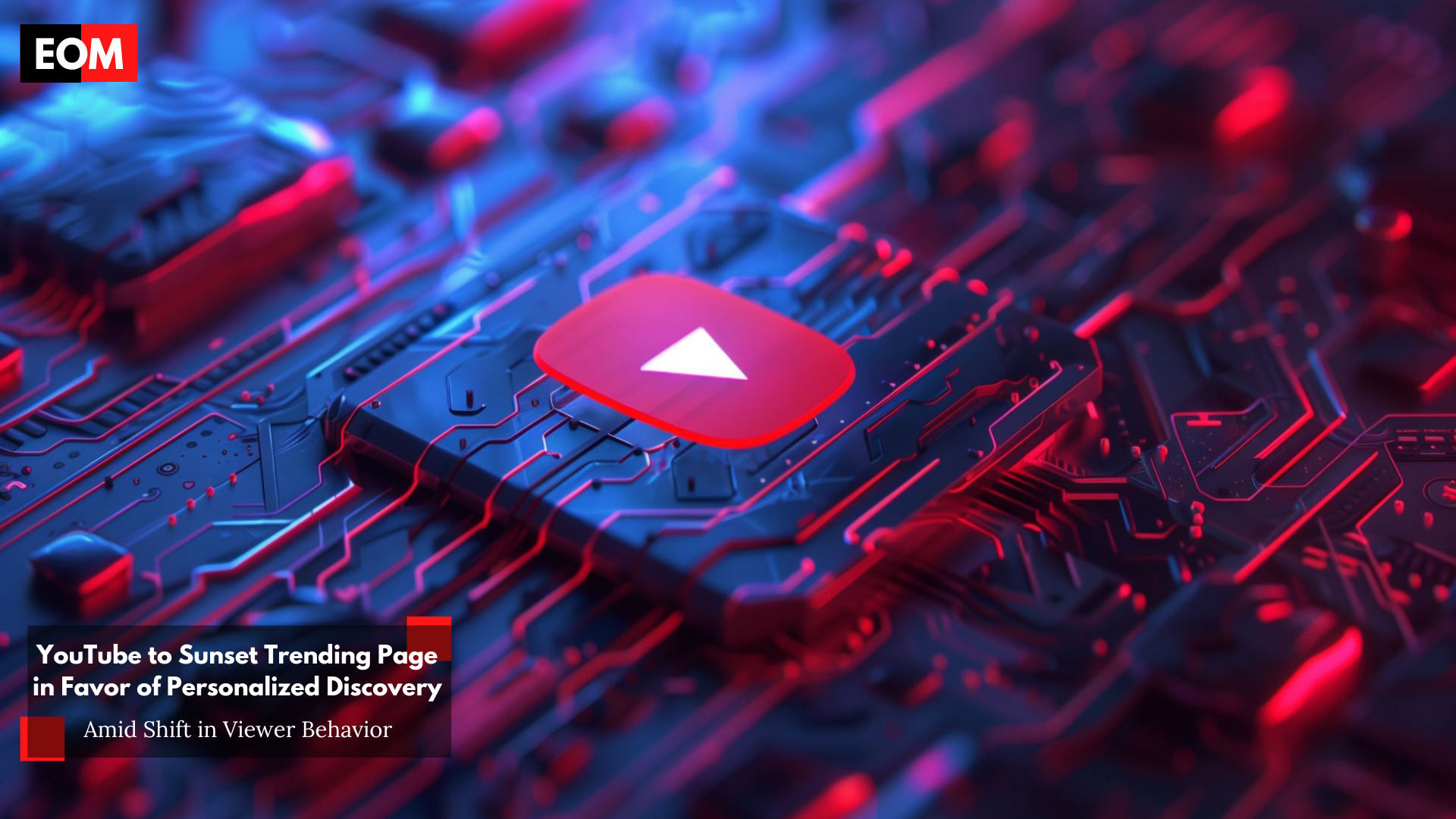 YouTube to Sunset Trending Page